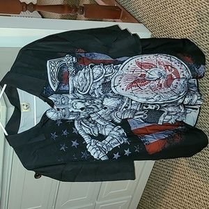 NWT Viking Legend Button Down Short Sleeve